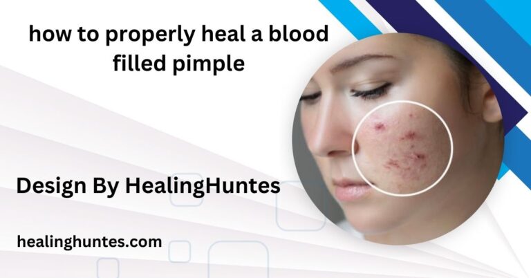 How To Properly Heal A Blood Filled Pimple –  Effective Skincare Tips!
